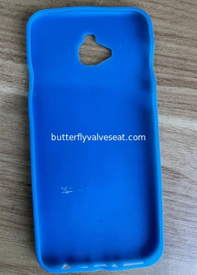 Conchiglia per cellulari in silicone blu, conchiglia per iPhone personalizzata
