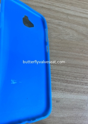 Conchiglia per cellulari in silicone blu, conchiglia per iPhone personalizzata