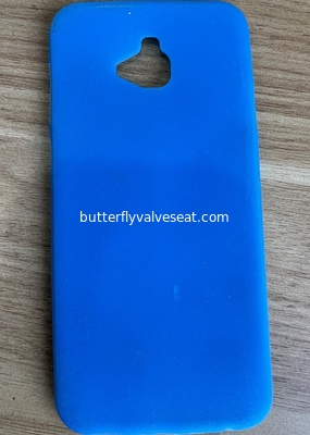 Conchiglia per cellulari in silicone blu, conchiglia per iPhone personalizzata