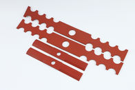 Guarnizioni di gomma su ordinazione rosse di MVO, forma elastica dello speciale della guarnizione del giunto dell'anello