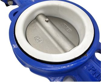 Valvola a farfalla di gomma di Ptfe Seat, sede valvola Ptfe della farfalla di Centerlined