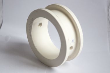 Tipo materiale bianco potabile della flangia del wafer di FKM/FPM di colore della sede valvola della farfalla