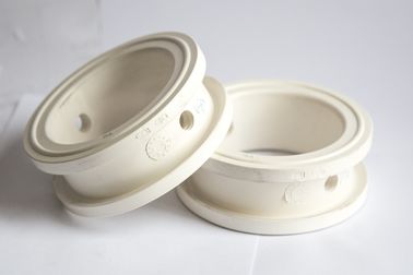 Tipo materiale bianco potabile della flangia del wafer di FKM/FPM di colore della sede valvola della farfalla