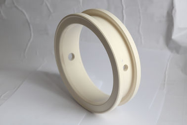 Tipo materiale bianco potabile della flangia del wafer di FKM/FPM di colore della sede valvola della farfalla