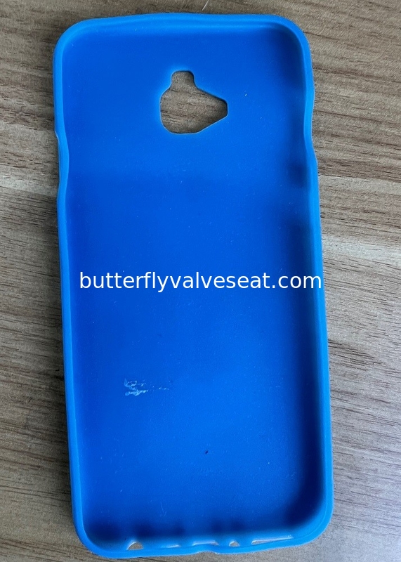 Conchiglia per cellulari in silicone blu, conchiglia per iPhone personalizzata
